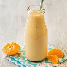 Proteinshake mit Mandarine