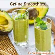 Grüner Smoothie mit Avocado