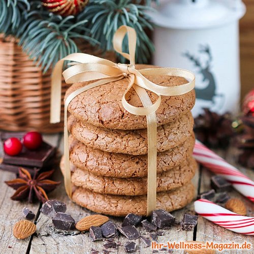 Low Carb Gewürz-Cookies mit Mandeln