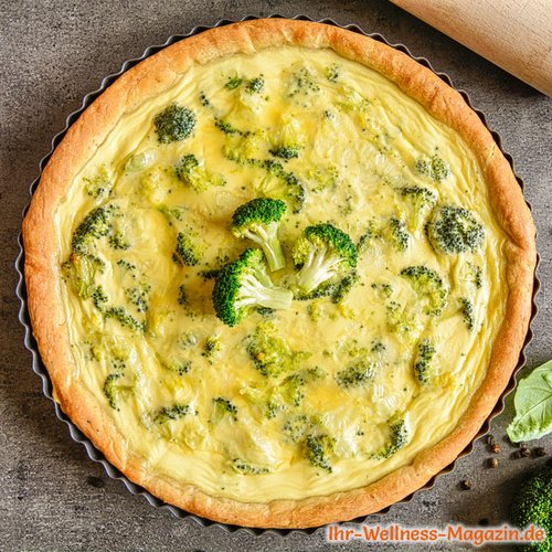 Quiche mit Brokkoli