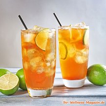 Limetten-Orangen-Eistee