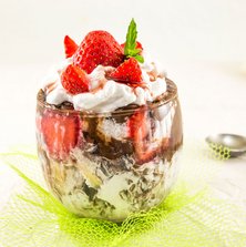 Leichtes Low Carb Creme-Dessert