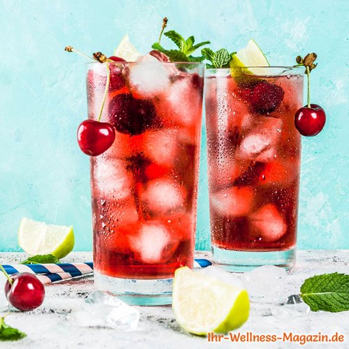 Kirsch-Zitronen-Limonade