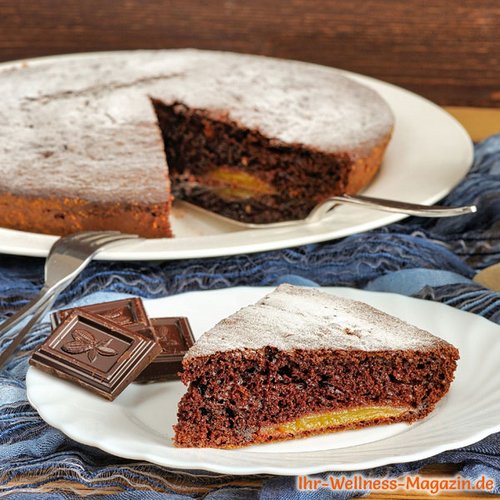 Low Carb Schokokuchen mit Mango