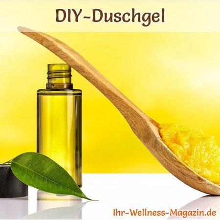 Duschgel selber machen - Duschgel Rezept für ein Mango Duschgel