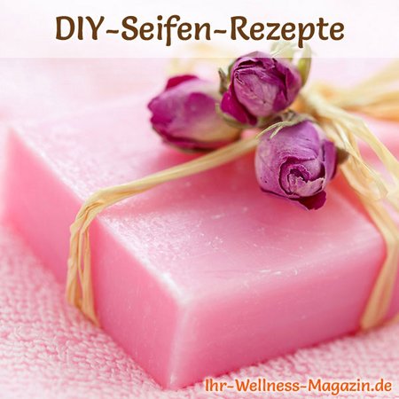 Seife mit Rosenduft selber machen