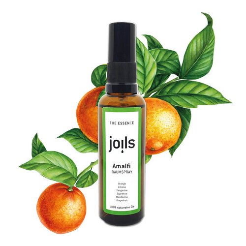 Raumspray “AMALFI” mit Orange, Zypresse, Tangerine, Mandarine, Grapefruit