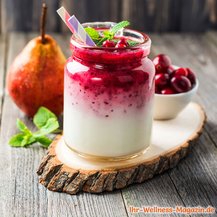 Cremiger Cranberry-Joghurt-Smoothie