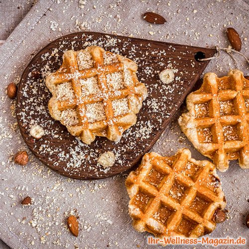 Low Carb Protein-Waffeln mit Nuss