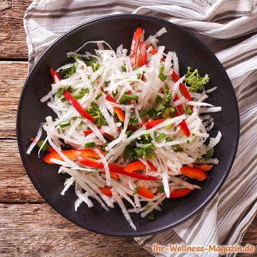 Rettichsalat mit Paprika