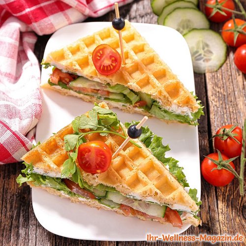 Low Carb Waffel-Sandwich