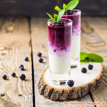 Cremiger Blaubeer-Joghurt-Smoothie