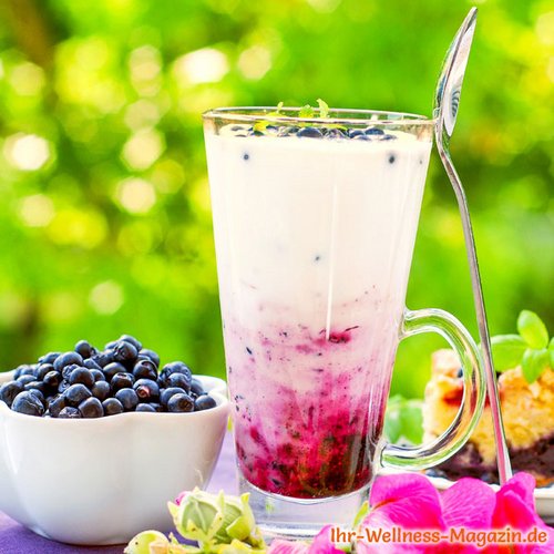 Low Carb Blaubeer-Joghurt-Smoothie