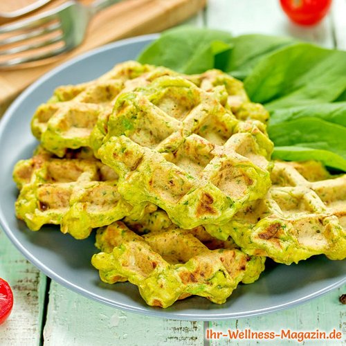 Low Carb Spinat-Waffeln