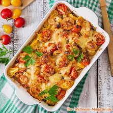 40 herzhafte Auflauf-Rezepte - proteinreich und Low Carb