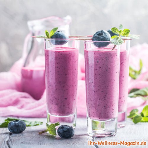 Cremiger Heidelbeer-Smoothie