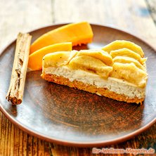 Leichter Low Carb Apfel-Quark-Kuchen