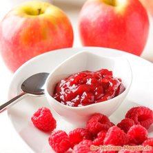 Low Carb Apfel-Himbeer-Fruchtaufstrich