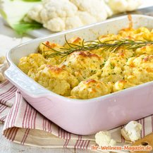 Low-Carb-Blumenkohl-Gratin