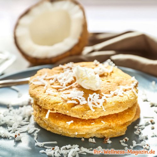 Low-Carb-Pancakes mit Kokosmilch