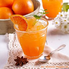Orangen-Slushie selber machen