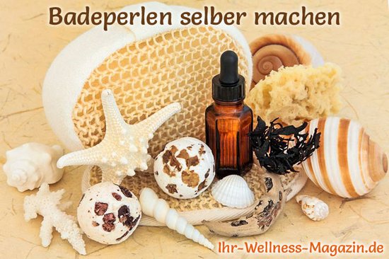 Badeperlen selber machen - Rezepte