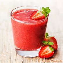 Cremiger Erdbeer-Kokos-Smoothie