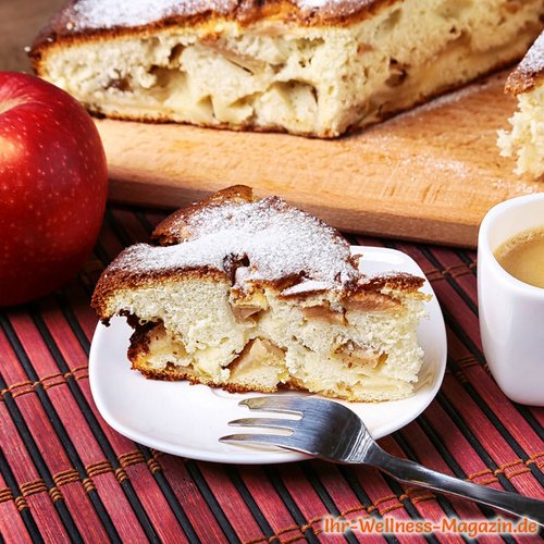 Low Carb Apfel-Zitronenkuchen