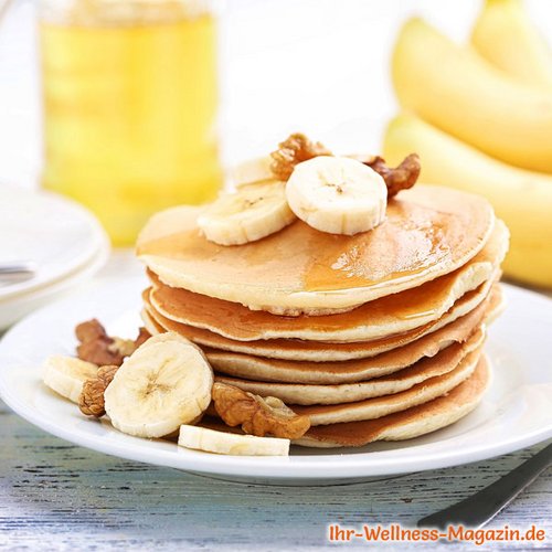 Protein-Joghurt-Pancakes mit Bananen