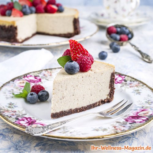 Cremiger Low Carb New-York-Cheesecake