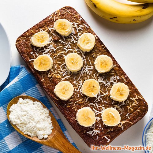 Low Carb Kokoskuchen mit Banane