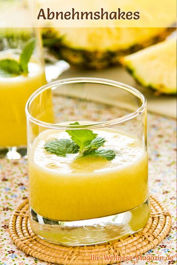 Ananasshake zum Abnehmen selber machen