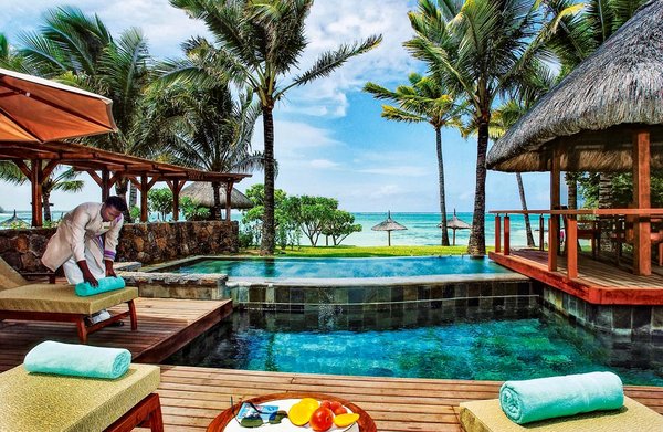 Belle Mare auf der Insel Mauritius: Strandurlaub in einem Haus am Meer