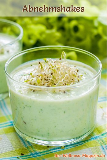 Grüner Shake mit Sprossen