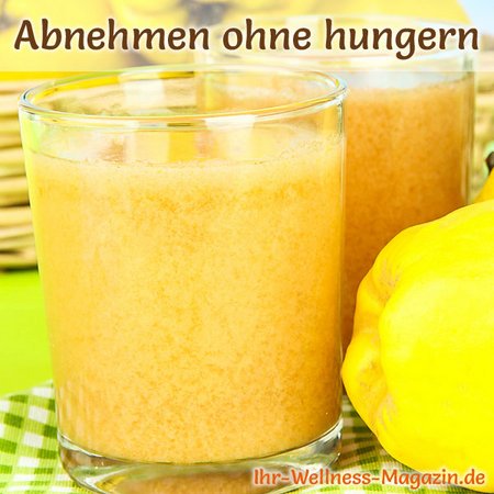 Quittensmoothie mit Haferkleie