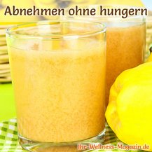 Quittensmoothie mit Haferkleie