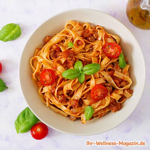 Rezepte für Low-Carb-Pasta-Gerichte