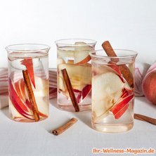 Apfel-Zimt-Wasser