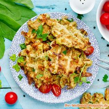 Herzhafte Low-Carb-Waffeln - 30 gesunde Waffel-Rezepte