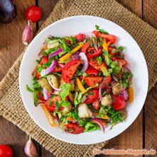 Bunter gemischter Salat - gesundes Low-Carb-Rezept