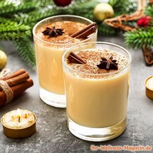 Eierlikör mit Cognac und Zimt