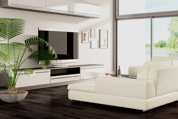Ideen, wie Sie Ihren Fernseher im Wohnzimmer platzieren