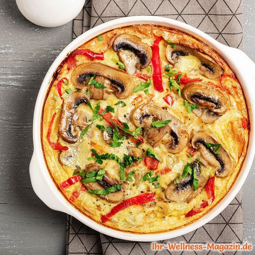 Paprika-Pilz-Frittata 