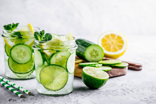 Detox-Wasser - gesunde Rezepte zum Abnehmen und entschlacken