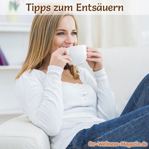 Entsäuern mit basischen Tees