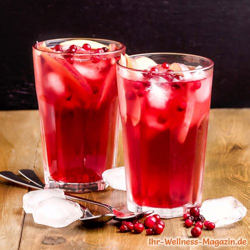 Cranberry-Apfel-Limonade