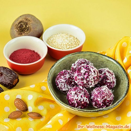 Energy Balls mit Rote Bete