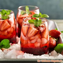 Alkoholfreie Erdbeer-Bowle