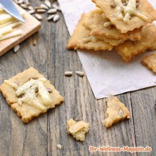 Selbstgemachte Käse-Cracker