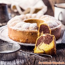  Low Carb Schoko-Vanille-Marmorkuchen